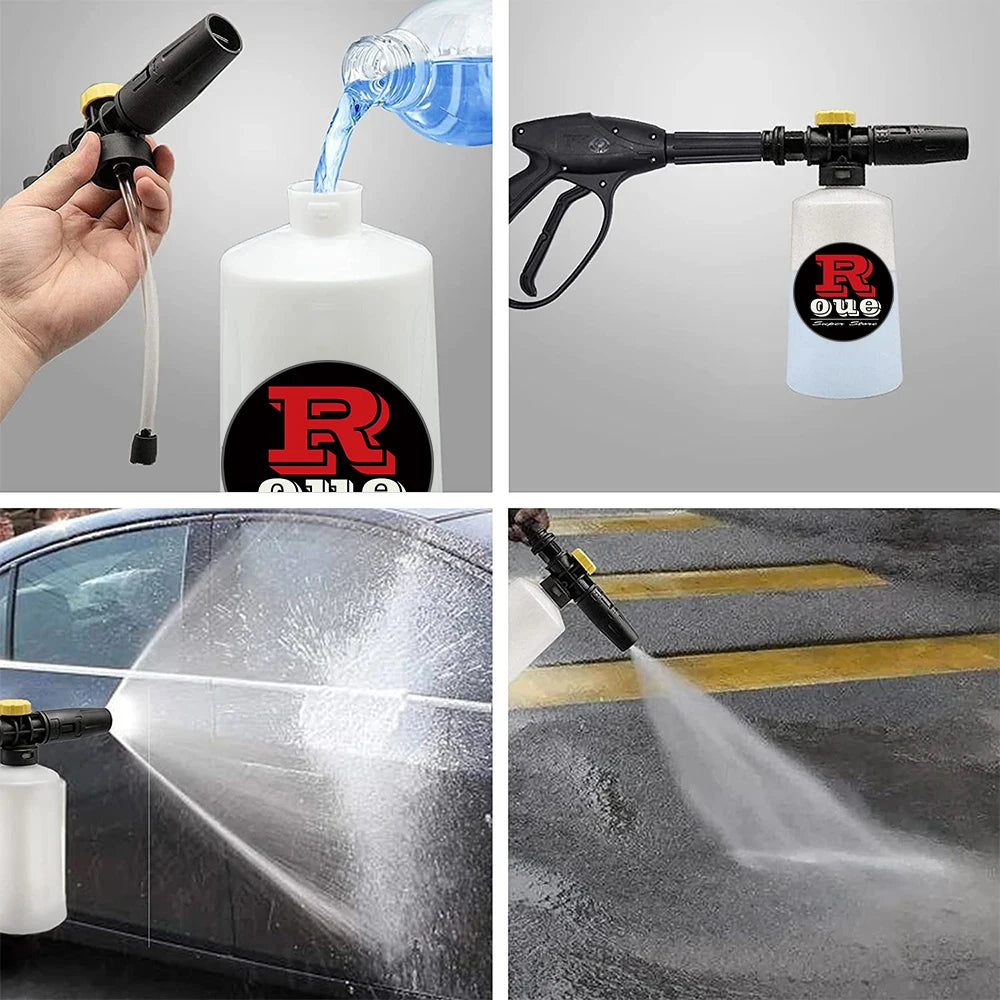 Foam Cannon for Karcher K2 K3 K4 K5 K6 K7 Adjustable Snow Cannon Foam Lance kit Pressure Washer Nozzle Car Wash Gun