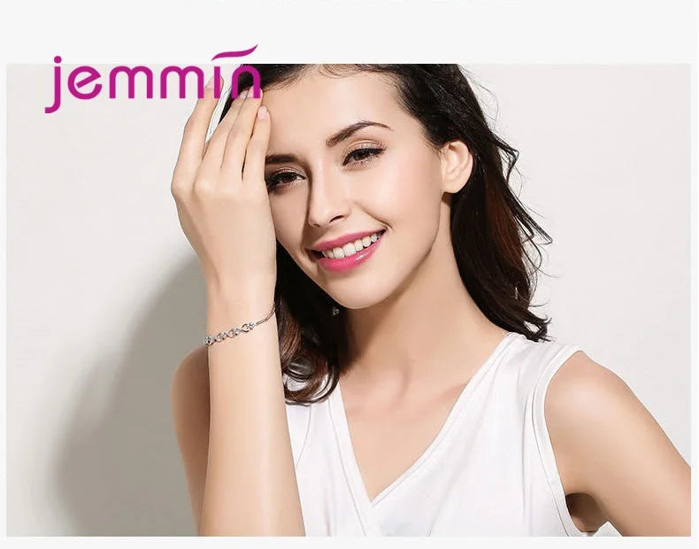 Fashion 925 Silver Jewelry Sets For Ladies Wonderful Engagement Party Pendant Necklace Hoop Earring Bracelet Ring