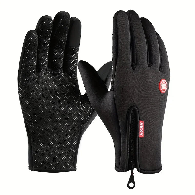 Touchscreen Winter Gloves for Men And Women Warm Windproof Non-Slip Outdoor Cycling Driving Motorcycle Cold Gloves for Cold Weat