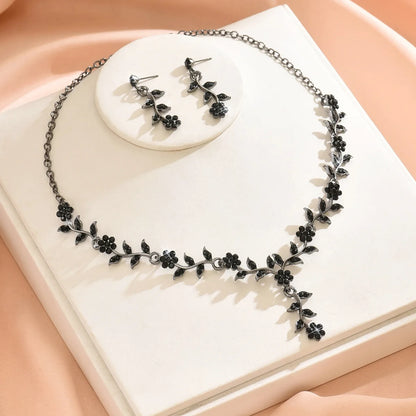 Elegant Flower Design Jewelry Set, Fashion Jewelry for Party, Daily Clothing Decor, Trendy All-match &amp; Exquisite Jewelry