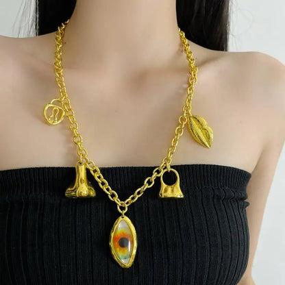 Fashion Jewelry for Women: Novelty Design Alloy Eyes with Personality Temperament