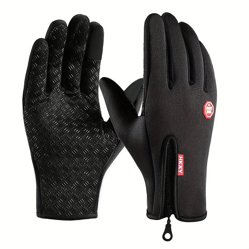 Touchscreen Winter Gloves for Men And Women Warm Windproof Non-Slip Outdoor Cycling Driving Motorcycle Cold Gloves for Cold Weat