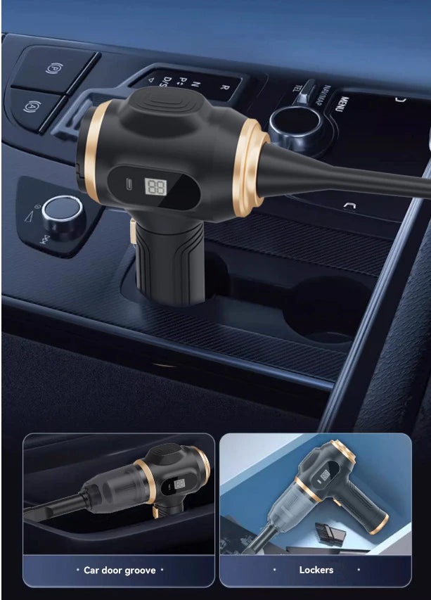 Cordless Handheld Vacuum Cleaner Suction Vacuum Cleaner Can Absorb Dust Debris Pet Hair Multi-functional Household Car