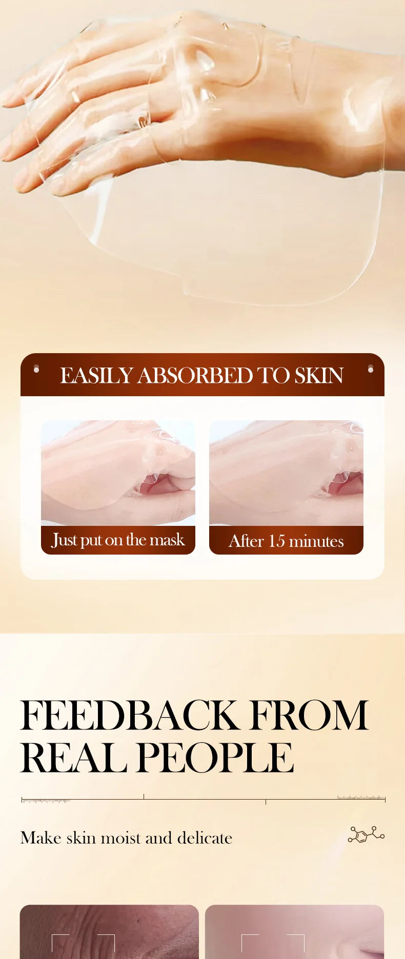 Bio Collagen Anti Wrinkle Facial Mask Anti Aging Fade Fine Line Firming Lift Skin Deep Hydrating Brighten Repair Skin Care