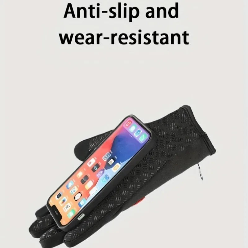 Winter Gloves For Men Women Touchscreen Warm Outdoor Cycling Driving Motorcycle Cold Gloves Windproof Non Slip Gloves