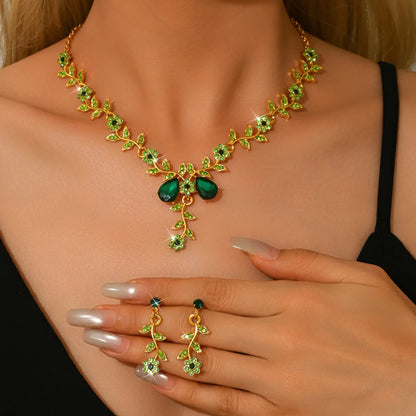 Elegant Flower Design Jewelry Set, Fashion Jewelry for Party, Daily Clothing Decor, Trendy All-match &amp; Exquisite Jewelry